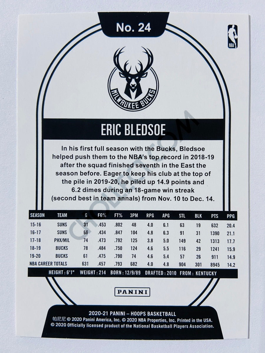 Eric Bledsoe - Milwaukee Bucks 2020-21 Panini Hoops #24