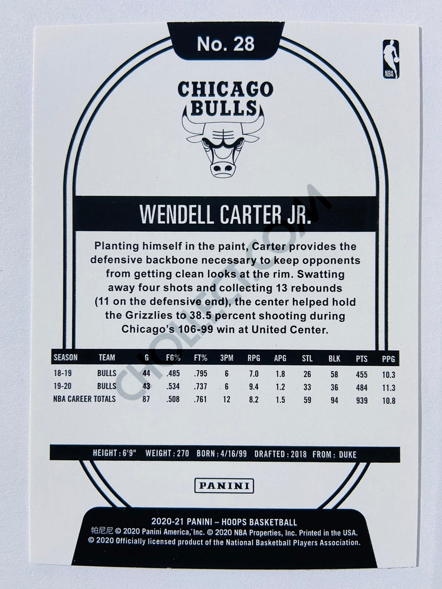 Wendell Carter Jr. - Chicago Bulls 2020-21 Panini Hoops #28