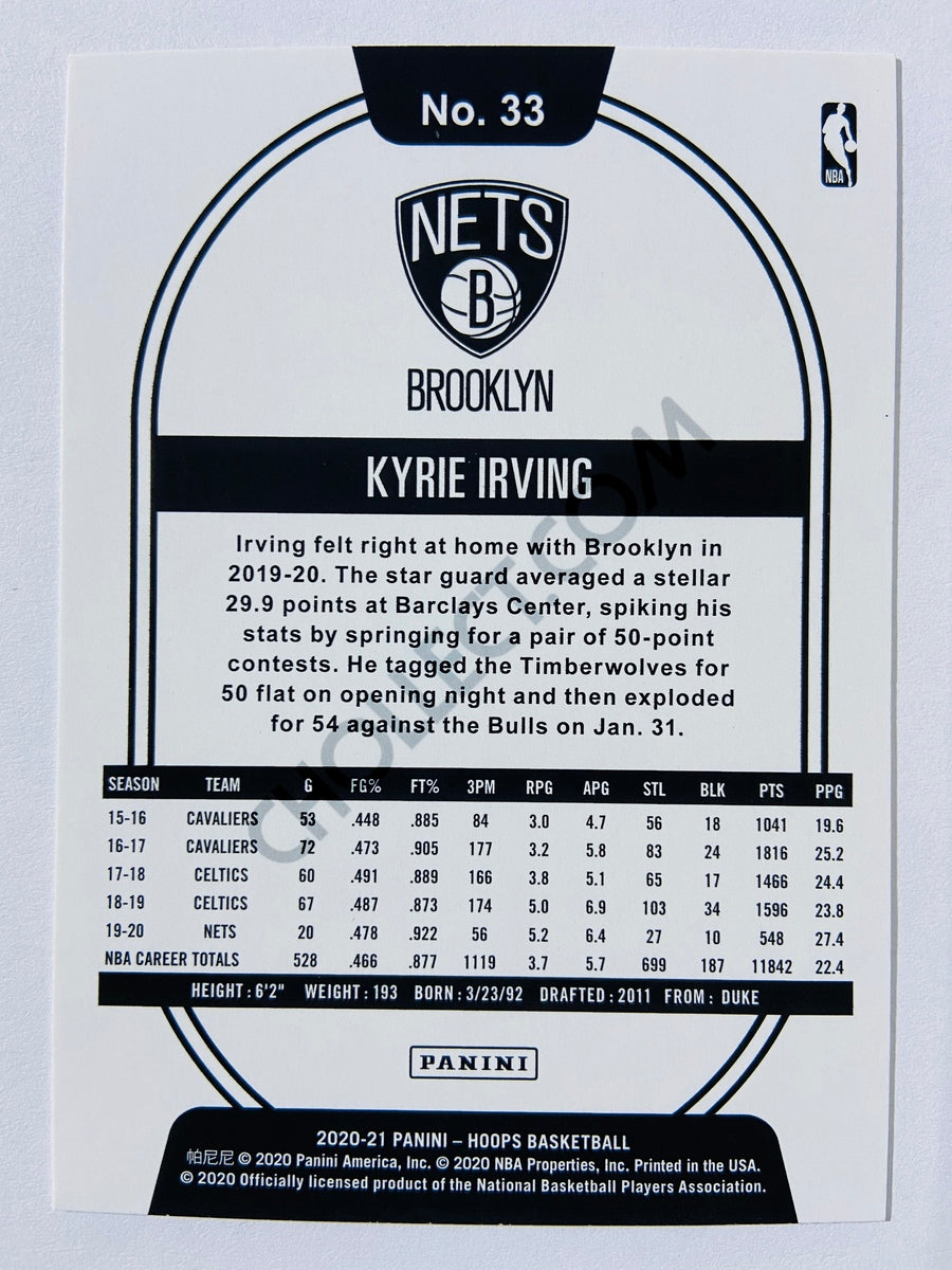 Kyrie Irving - Brooklyn Nets 2020-21 Panini Hoops #33