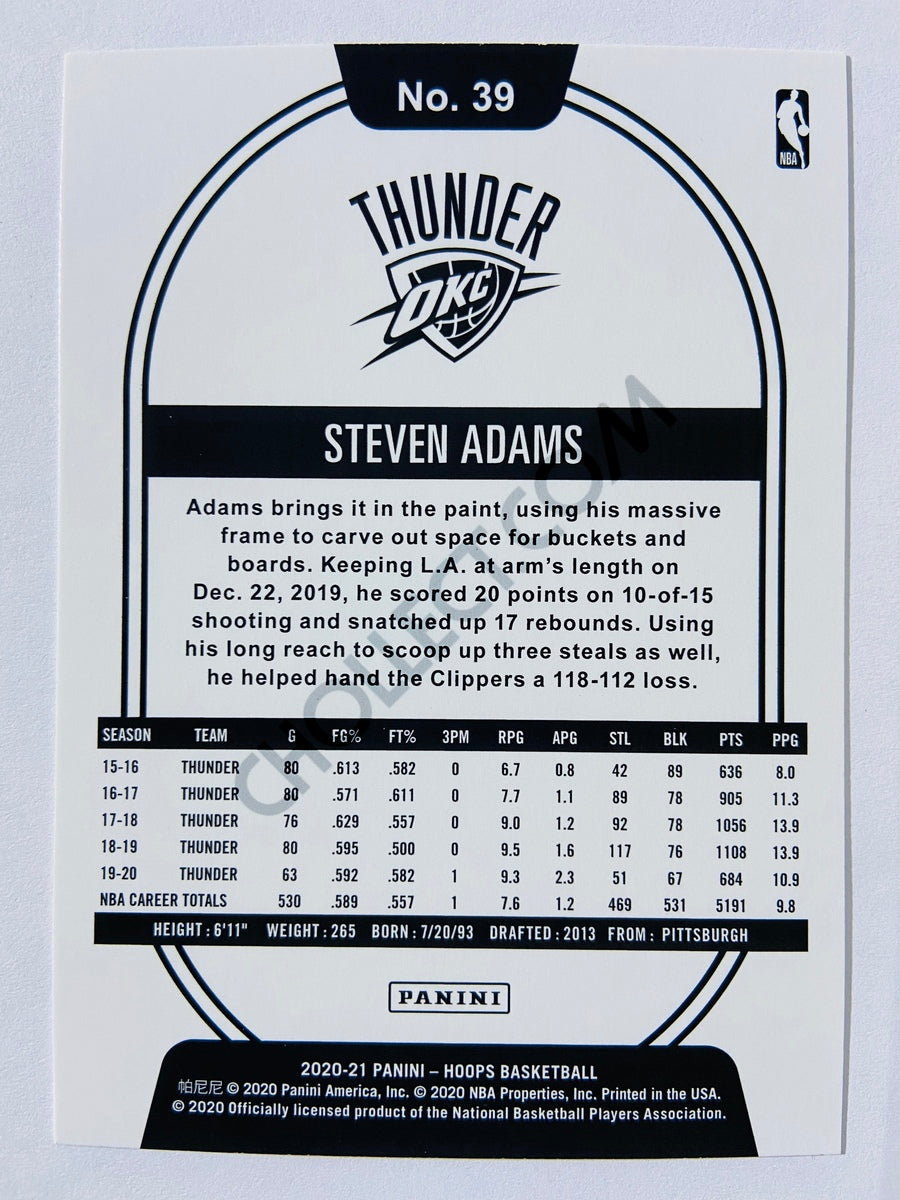 Steven Adams - Oklahoma City Thunder 2020-21 Panini Hoops #39