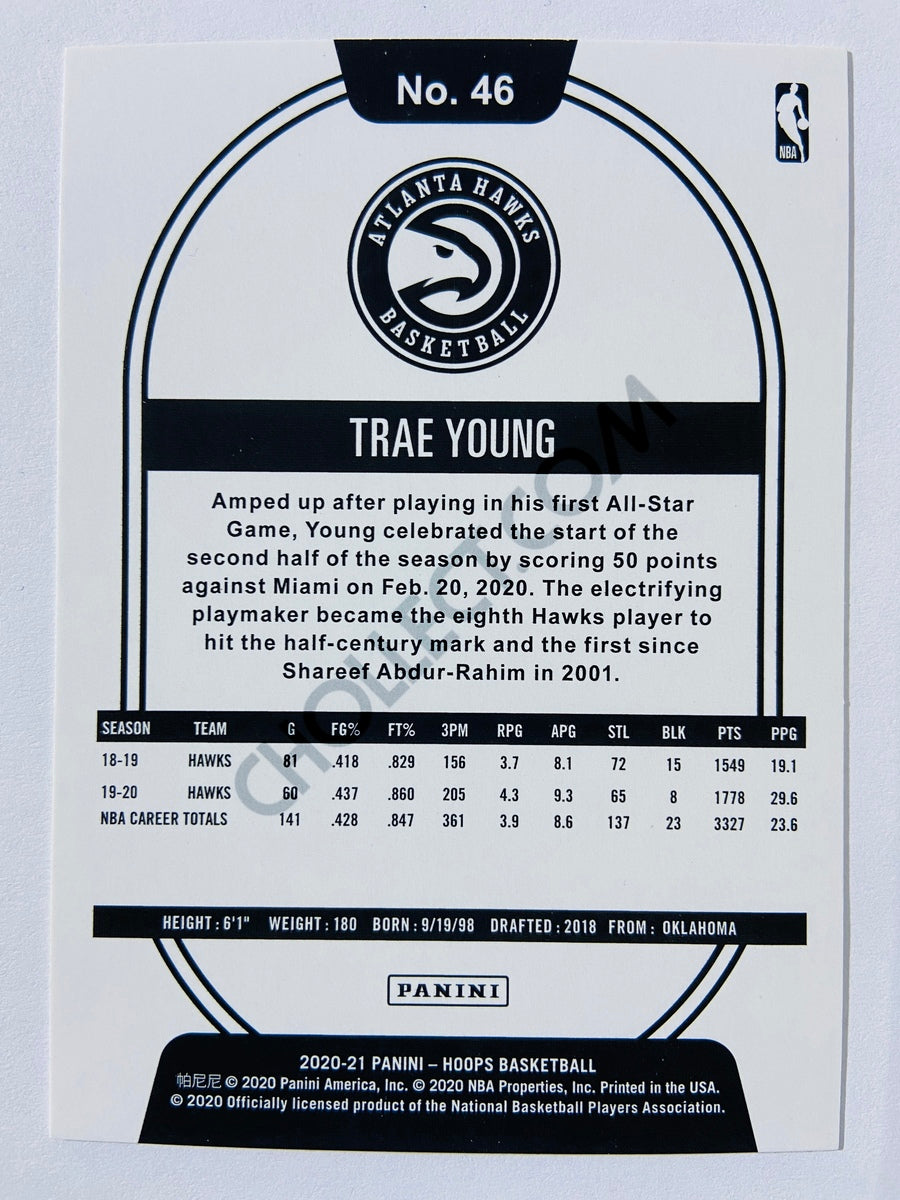 Trae Young - Atlanta Hawks 2020-21 Panini Hoops #46