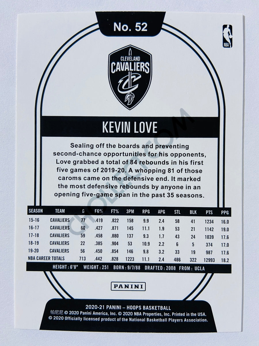 Kevin Love - Cleveland Cavaliers 2020-21 Panini Hoops #52