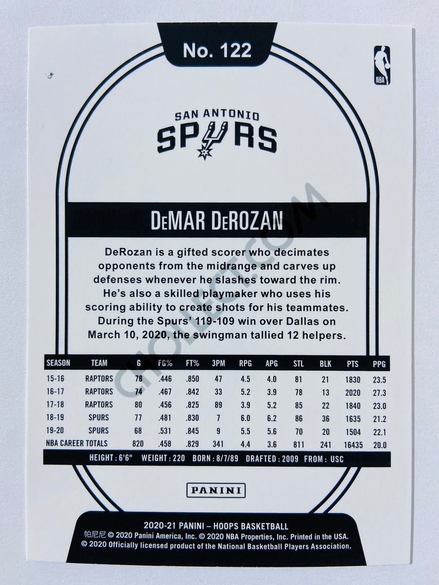 DeMar DeRozan - San Antonio Spurs 2020-21 Panini Hoops #122