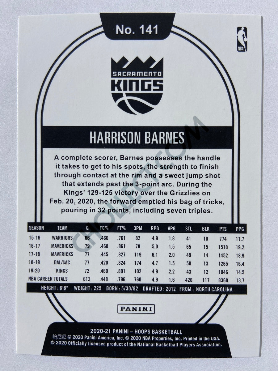 Harrison Barnes - Sacramento Kings 2020-21 Panini Hoops #141