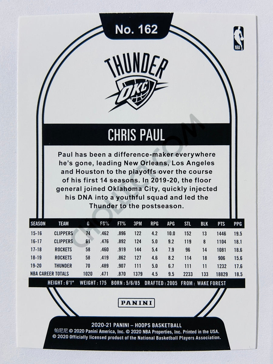 Chris Paul - Oklahoma City Thunder 2020-21 Panini Hoops #162