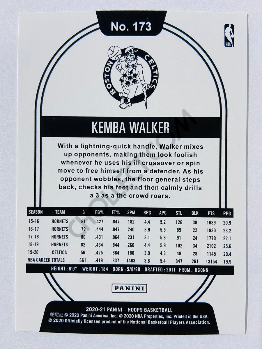 Kemba Walker - Boston Celtics 2020-21 Panini Hoops #173