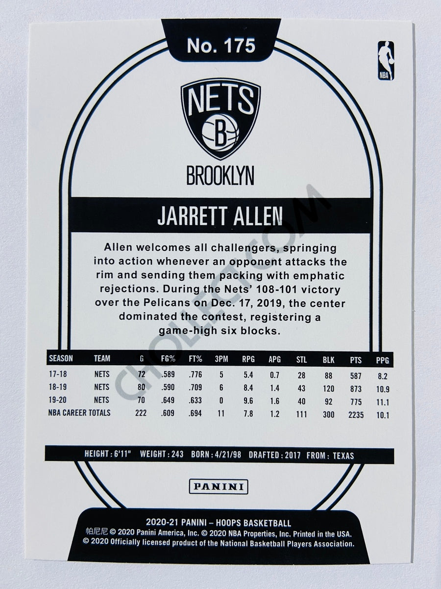 Jarrett Allen - Brooklyn Nets 2020-21 Panini Hoops #175