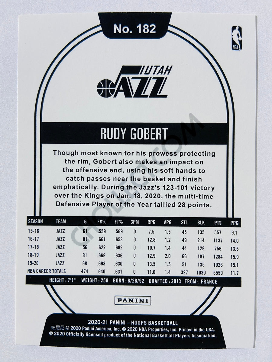 Rudy Gobert - Utah Jazz 2020-21 Panini Hoops #182