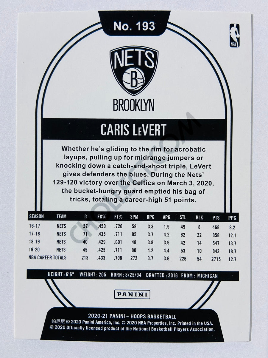 Caris LeVert - Brooklyn Nets 2020-21 Panini Hoops #193