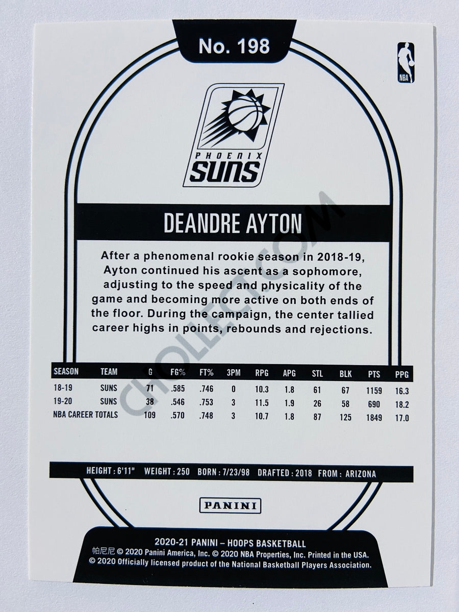 Deandre Ayton - Phoenix Suns 2020-21 Panini Hoops #198