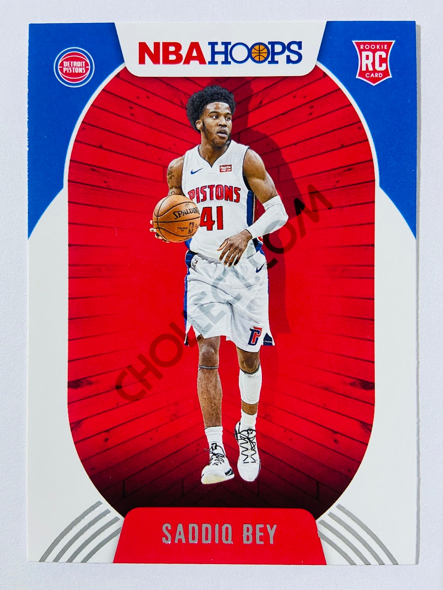 Saddiq Bey - Detroit Pistons 2020-21 Panini Hoops RC Rookie #237