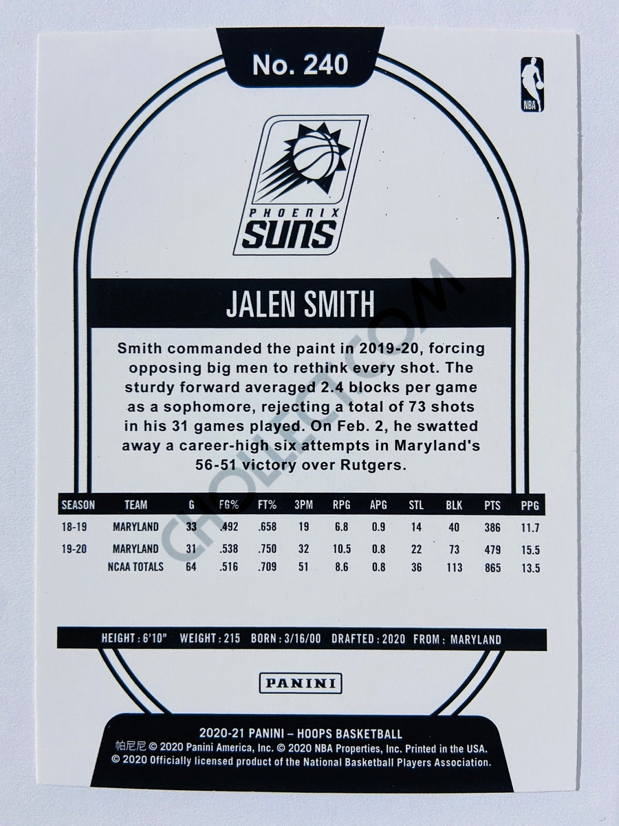 Jalen Smith - Phoenix Suns 2020-21 Panini Hoops RC Rookie #240