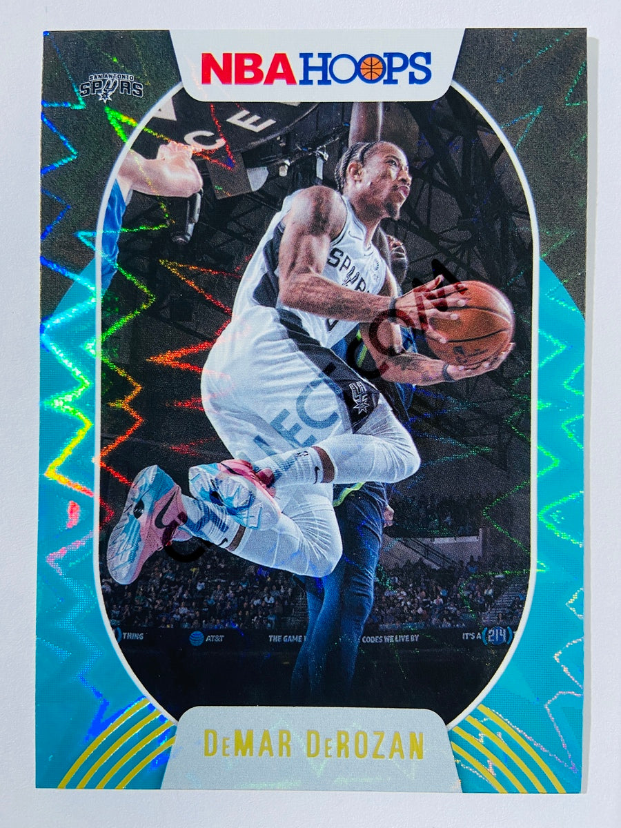 DeMar DeRozan - San Antonio Spurs 2020-21 Panini Hoops Teal Explosion Parallel #122