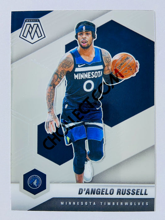 D'Angelo Russell – Minnesota Timberwolves 2020-21 Panini Mosaic #147