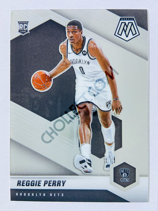 Reggie Perry – Brooklyn Nets 2020-21 Panini Mosaic RC Rookie #244