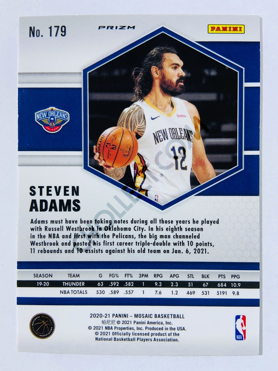 Steven Adams – New Orleans Pelicans 2020-21 Panini Mosaic Pink Camo Parallel #179