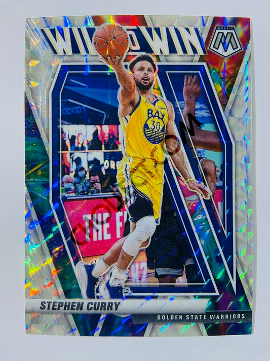 Stephen Curry – Golden State Warriors 2020-21 Panini Mosaic Will to Win Mosaic Prizm Parallel #6