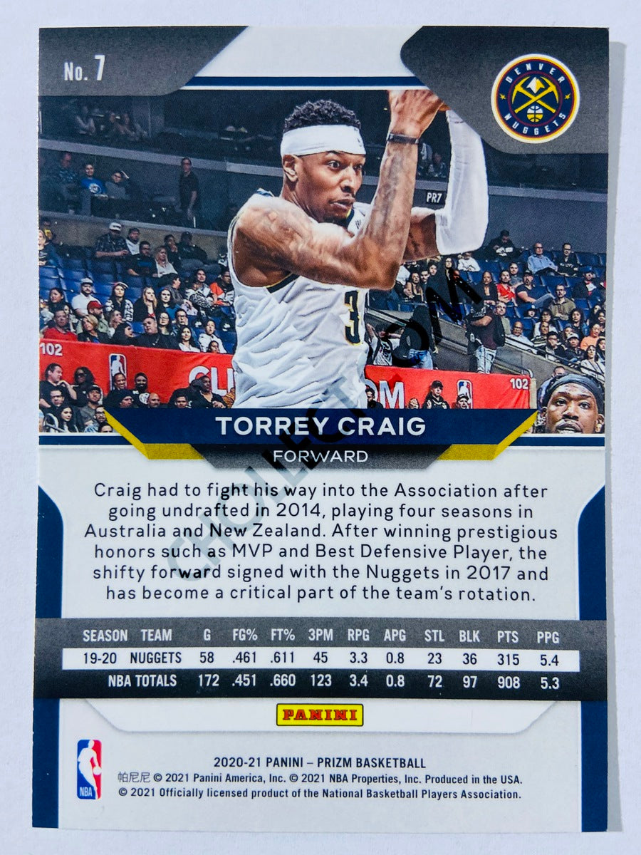 Torrey Craig - Denver Nuggets 2020-21 Panini Prizm #7