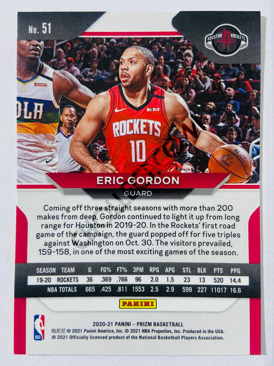 Eric Gordon - Houston Rockets 2020-21 Panini Prizm #51