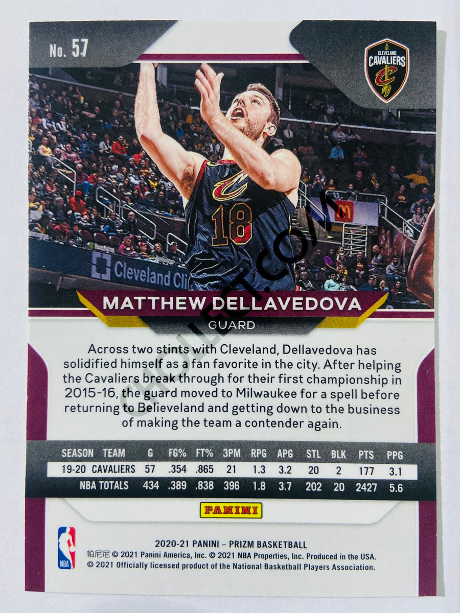 Matthew Dellavedova - Cleveland Cavaliers 2020-21 Panini Prizm #57