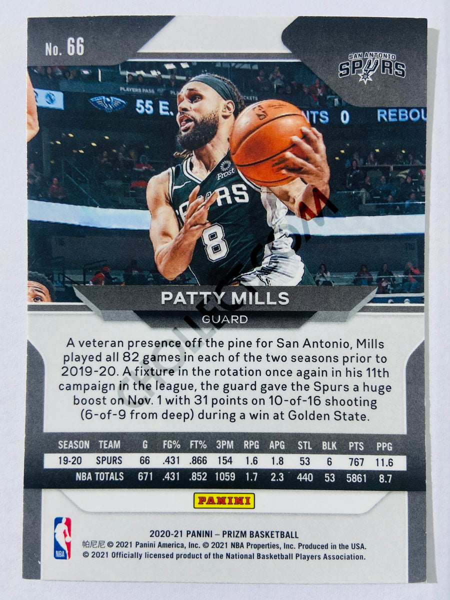 Patty Mills - San Antonio Spurs 2020-21 Panini Prizm #66