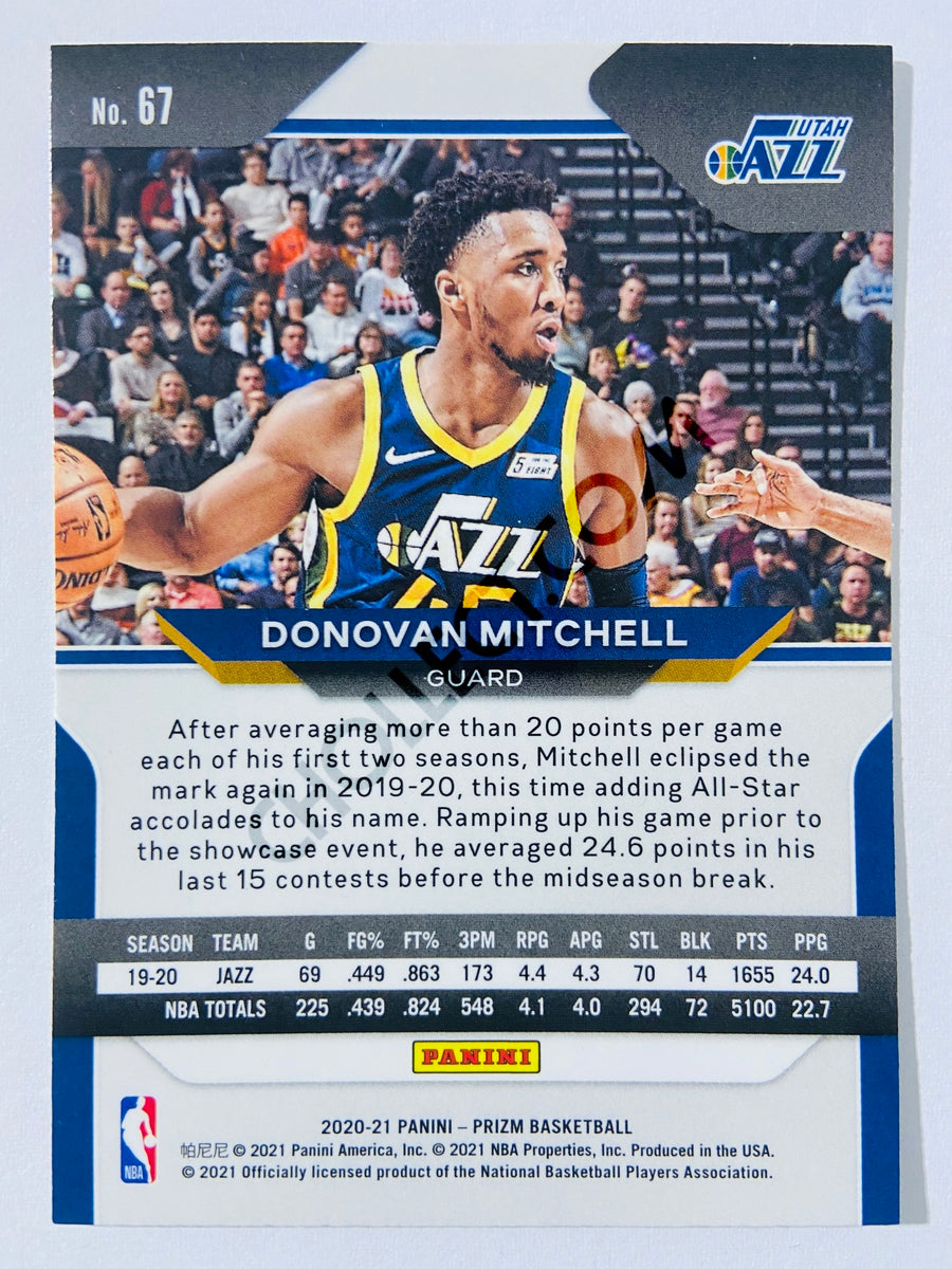 Donovan Mitchell - Utah Jazz 2020-21 Panini Prizm #67