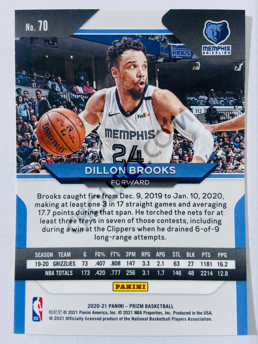 Dillon Brooks - Memphis Grizzlies 2020-21 Panini Prizm #70