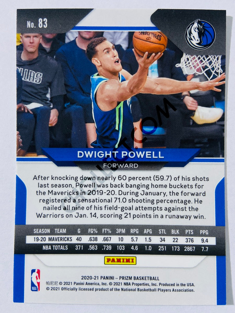 Dwight Powell - Dallas Mavericks 2020-21 Panini Prizm #83