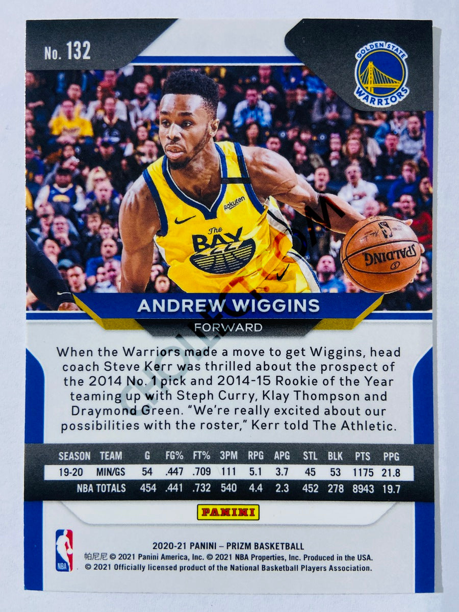 Andrew Wiggins - Golden State Warriors 2020-21 Panini Prizm #132