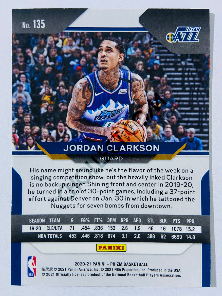 Jordan Clarkson - Utah Jazz 2020-21 Panini Prizm #135