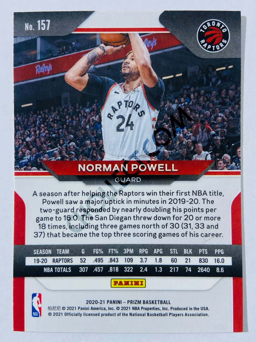 Norman Powell - Toronto Raptors 2020-21 Panini Prizm #157