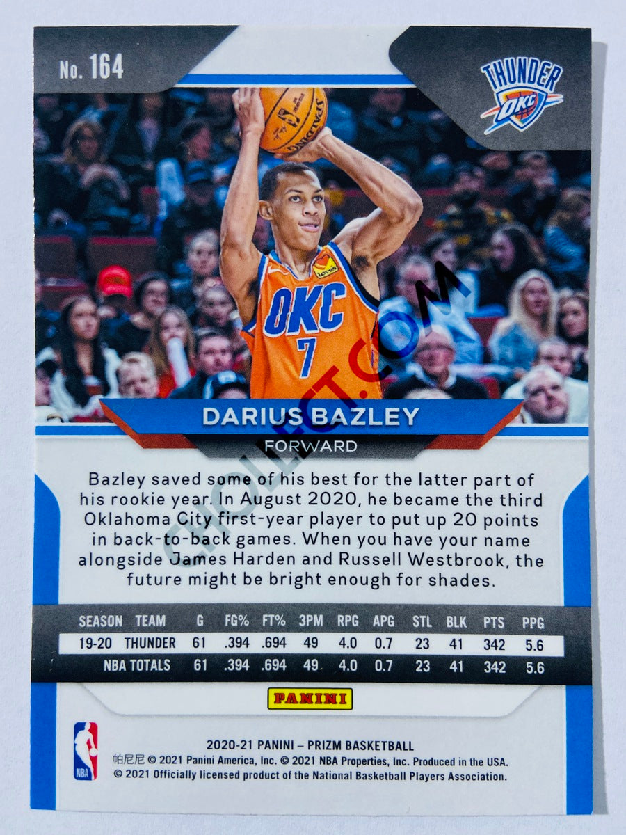 Darius Bazley - Oklahoma City Thunder 2020-21 Panini Prizm #164