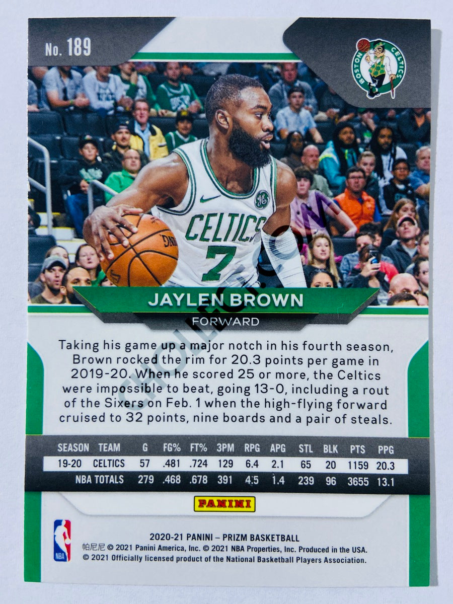 Jaylen Brown - Boston Celtics 2020-21 Panini Prizm #189