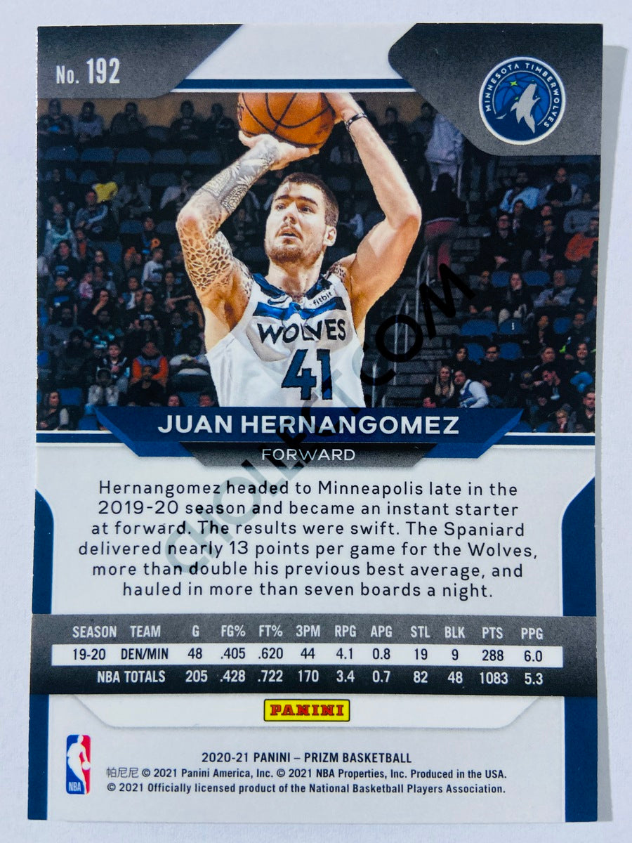 Juancho Hernangomez - Minnesota Timberwolves 2020-21 Panini Prizm #192
