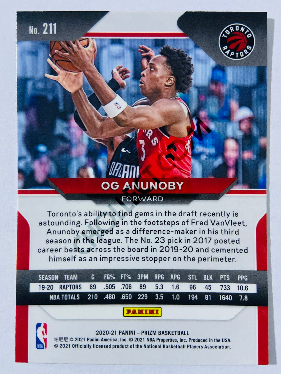 OG Anunoby - Toronto Raptors 2020-21 Panini Prizm #211