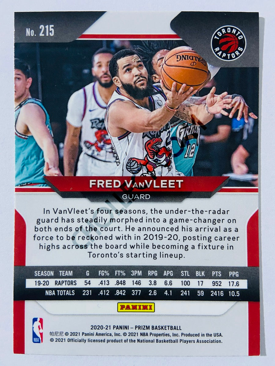 Fred VanVleet - Toronto Raptors 2020-21 Panini Prizm #215