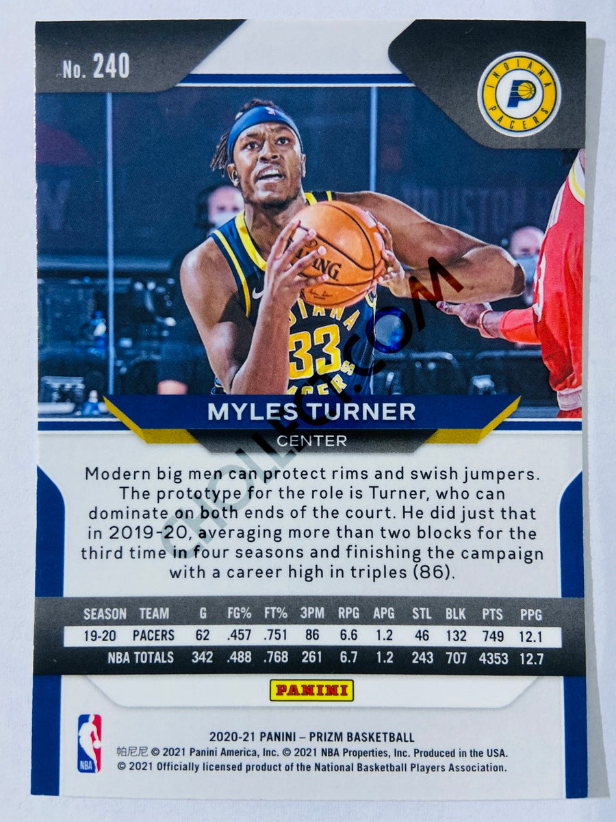 Myles Turner - Indiana Pacers 2020-21 Panini Prizm #240