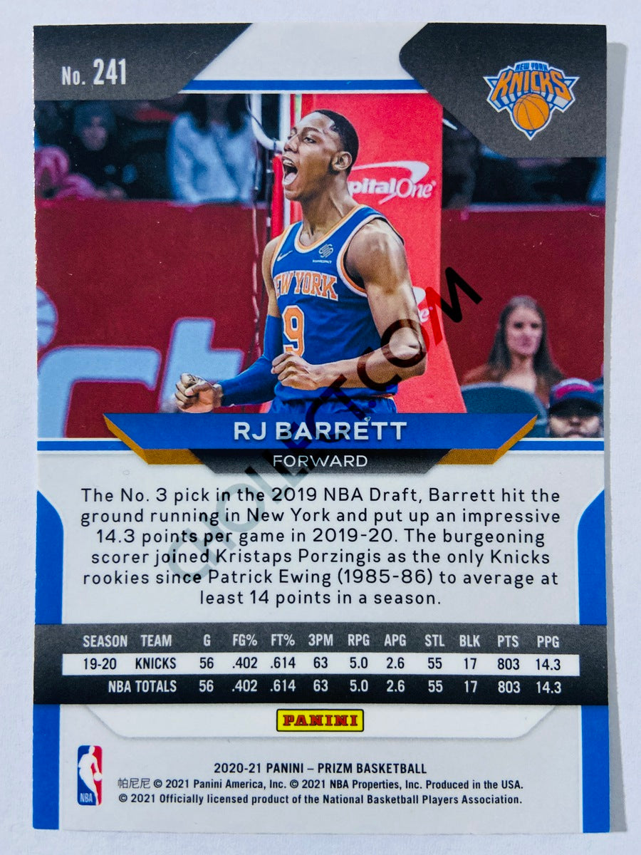 RJ Barrett - New York Knicks 2020-21 Panini Prizm #241