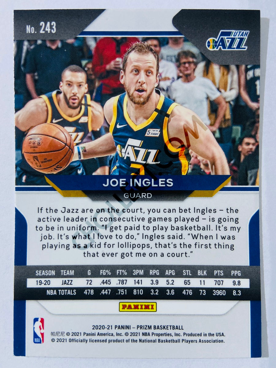 Joe Ingles - Utah Jazz 2020-21 Panini Prizm #243