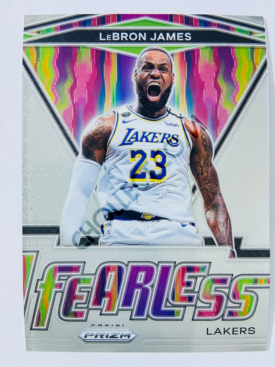 LeBron James - Los Angeles Lakers 2020-21 Panini Prizm Fearless Insert #6