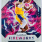 LeBron James - Los Angeles Lakers 2020-21 Panini Prizm Fireworks Insert #29