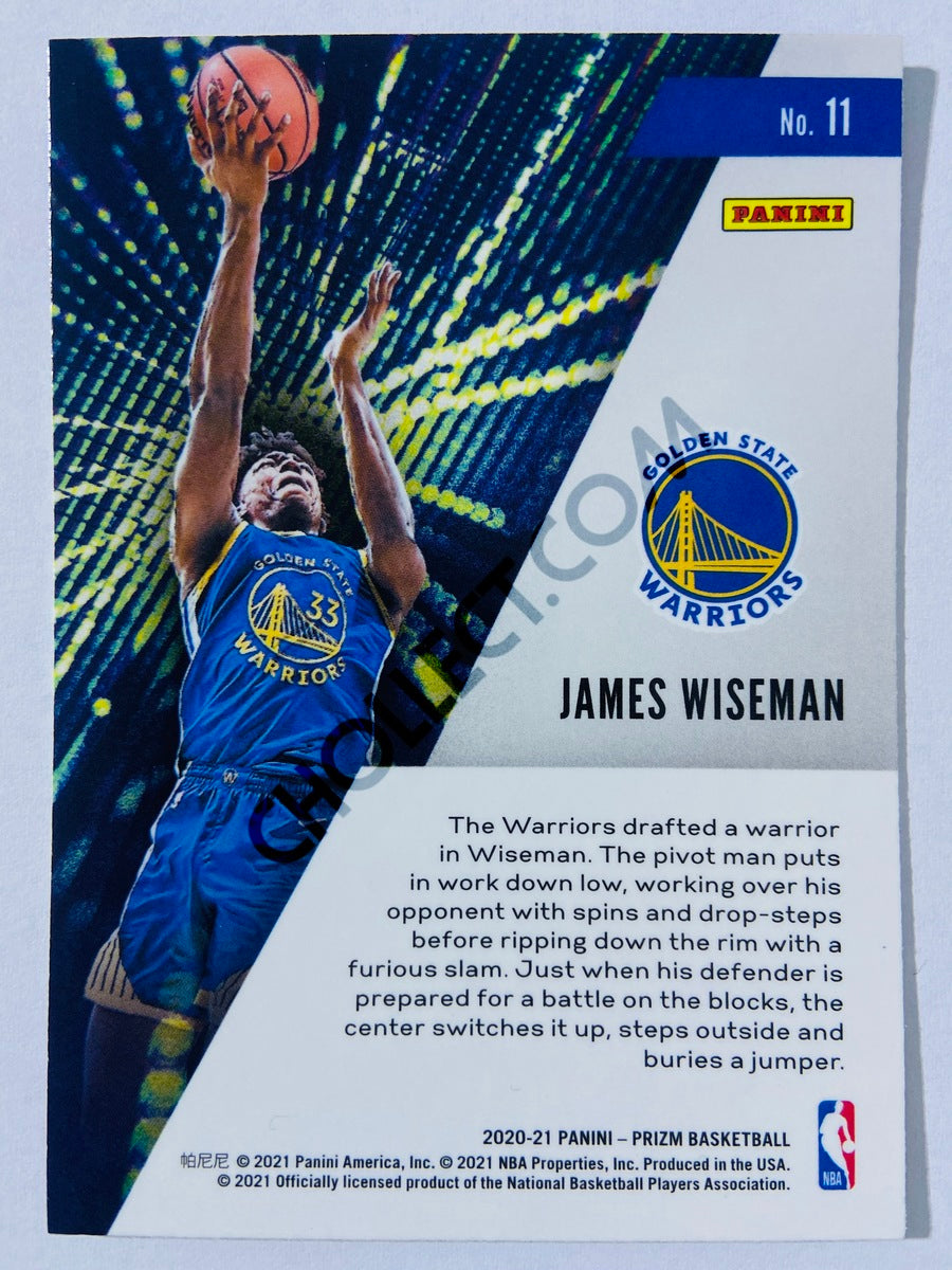 James Wiseman - Golden State Warriors 2020-21 Panini Prizm Instant Impact RC Rookie #11