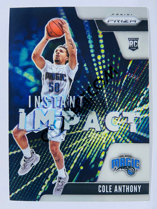 Cole Anthony - Orlando Magic 2020-21 Panini Prizm Instant Impact RC Rookie #12