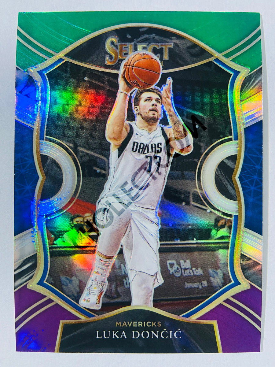 Luka Doncic - Dallas Mavericks 2020-21 Panini Select Concourse Green W ...