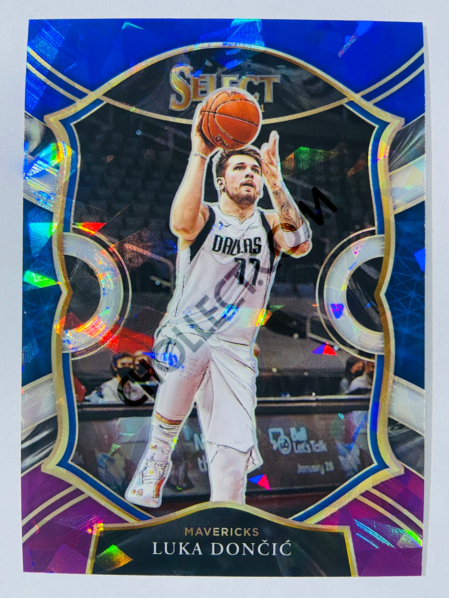 Luka Doncic - Dallas Mavericks 2020-21 Panini Select Concourse Blue Wh ...