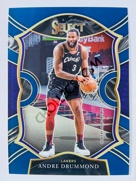 Andre Drummond - Los Angeles Lakers 2020-21 Panini Select Concourse Blue Retail #5