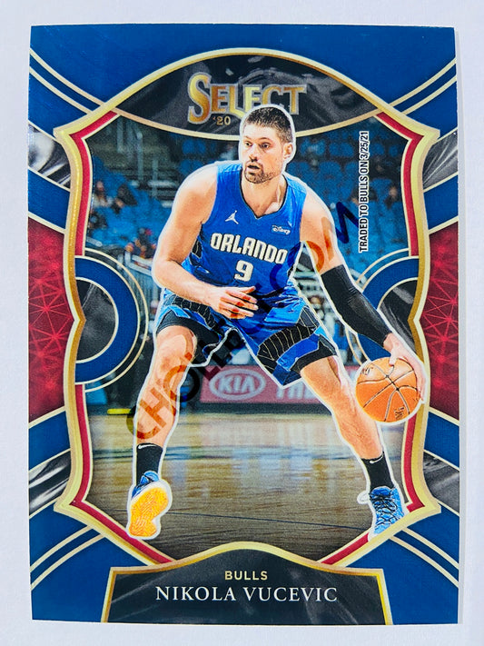 Nikola Vucevic - Chicago Bulls 2020-21 Panini Select Concourse Blue Retail #20