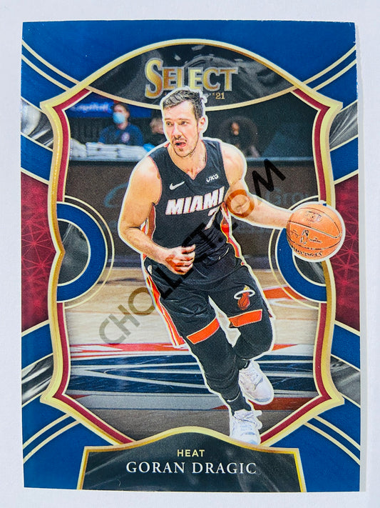 Goran Dragic - Miami Heat 2020-21 Panini Select Concourse Blue Retail #22