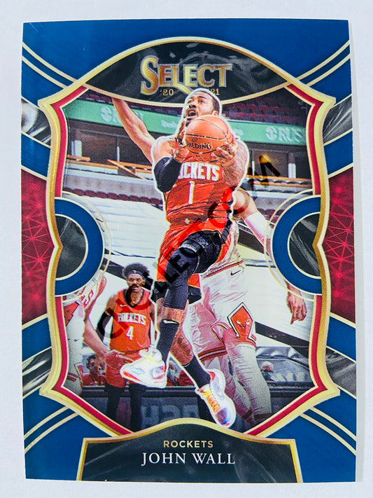 John Wall - Houston Rockets 2020-21 Panini Select Concourse Blue Retail #31