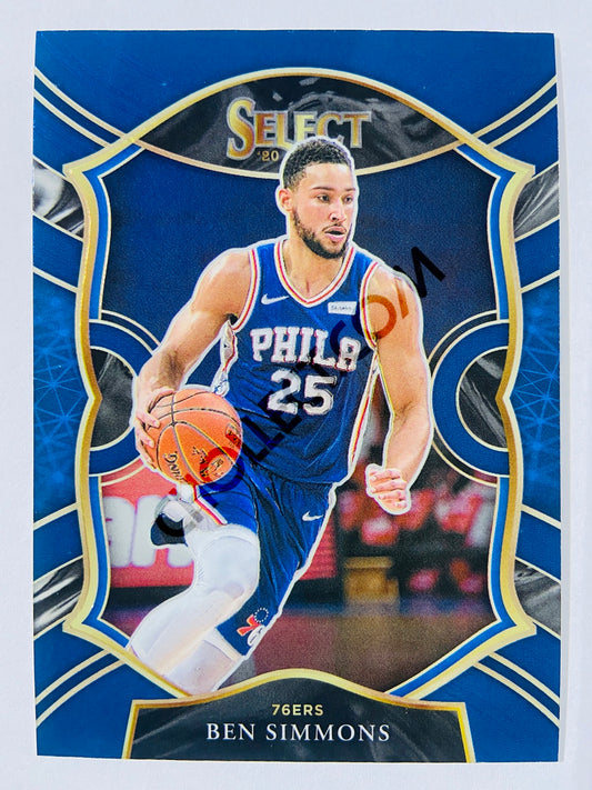 Ben Simmons - Philadelphia 76ers 2020-21 Panini Select Concourse Blue Retail #34